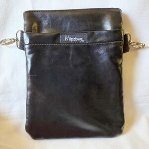 Hipzbag Hip Bag Small Black Good Multi-Pocket Faux Leather Clip-on Pouch